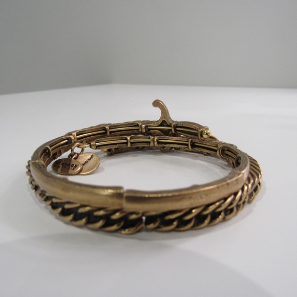 Alex & Ani Set of 2 Winter 2016 Sword Wrap RG, Islander Wrap Bracelets - Picture 4 of 4